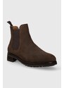 Polo Ralph Lauren magasszárú cipő velúrból Bryson Chls barna, férfi, 812913541002