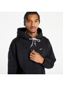 Férfi kapucnis pulóver Nike Solo Swoosh Men's Fleece Pullover Hoodie Black/ White