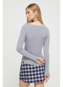 Abercrombie & Fitch pulóver könnyű, női, szürke