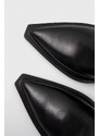 Vagabond Shoemakers bőr csizma VIVIAN fekete, női, magassarkú, 5453.101.20