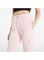 Női melegítőnadrágok Nike NSW Essential Fleece Mid-Rise Cargo Pants Atmosphere/ White