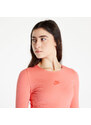 Felső Nike Sportswear Women's Long-Sleeve Dance Crop Top Magic Ember