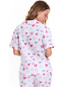 GATE Női pizsama ing szívvel