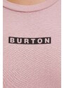 Burton pamut póló női, rózsaszín