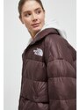 The North Face rövid kabát női, barna, téli, oversize