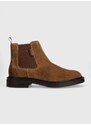 Gant magasszárú cipő velúrból Fairwyn barna, férfi, 27653405.G771