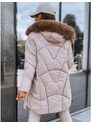 Dstreet Bézs, aszimmetrikus, női kabát