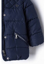 Zara sötétkék lány téli kabát – 68 cm