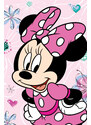 Disney Minnie Flowers mikroflanel takaró 100x150cm