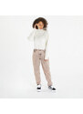 Női pulcsi Calvin Klein Jeans Boucle High Neck Sweater Ivory