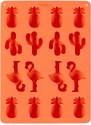 Wilton Szilikon forma - Ananás, kaktusz, flamingó
