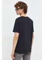 Levi's t-shirt fekete, férfi, nyomott mintás
