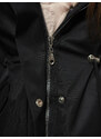 Női téli kabát Fekete OZONEE JS/M763/392Z