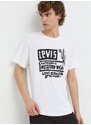 Levi's t-shirt fehér, férfi, nyomott mintás