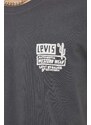 Levi's t-shirt szürke, férfi, nyomott mintás