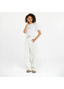 Női melegítőnadrágok Calvin Klein Jeans Tape Wide Leg Jogger Pants White