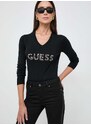 Guess pulóver HAILEY könnyű, női, fekete, W4RR37 Z2NQ2