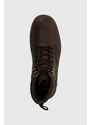 Caterpillar velúr cipő PRACTITIONER MID barna, férfi, P725843