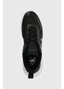 Calvin Klein Jeans sportcipő EVA RUNNER LOW LACE ML MIX fekete, YM0YM00968