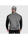Férfi kapucni nélküli pulóver Iron Aesthetics Enjoy, grey/black