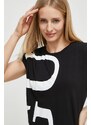 Guess t-shirt GIULIA női, fekete, V4RI11 K68D2