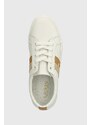 Lauren Ralph Lauren bőr tornacipő Janson II fehér, 802925365001, 802804598002
