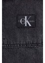 Calvin Klein Jeans farmerdzseki férfi, fekete, átmeneti