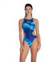 Arena one floating tech back one piece silver/white/navy xl - uk38