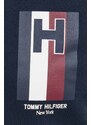 Tommy Hilfiger felső sötétkék, férfi, nyomott mintás