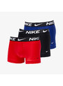 Boxeralsó Nike Dri-FIT Essential Micro Trunk 3-Pack Siren Red/ Deep Royal/ Black