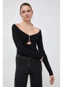 Liu Jo pulóver könnyű, női, fekete