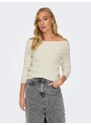 ONLY Pulóver 'Katia' világosszürke