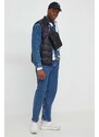 Calvin Klein Jeans farmerdzseki férfi, sötétkék, átmeneti
