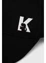 Karl Lagerfeld baseball sapka fekete, nyomott mintás