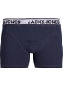 JACK & JONES Boxeralsók 'Marco' világoskék / sötétkék / világosszürke / sötét narancssárga