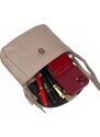 Peterson bézs bőr crossbody táska [DH] PTN 17571-FTS