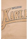 Karl Kani felső bézs, férfi, nyomott mintás, kapucnis