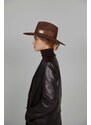 LE SH KA headwear kalap Brown Fedora bézs, gyapjú