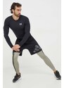 adidas Performance edzős legging Techfit zöld, nyomott mintás, IR5711