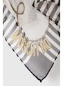 Moschino selyem zsebkendő fehér, M3038 3347