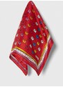 Moschino selyem zsebkendő piros, M5760 50347