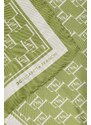 Elisabetta Franchi selyem kendő zöld, mintás, FO01L41E2