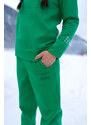 Nordblanc Zöld női pamut melegítő nadrág BOYFRIEND