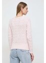 Guess pulóver ELLE női, rózsaszín, W4RR15 Z3C30