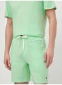 Polo Ralph Lauren rövid pizsama zöld, férfi, sima