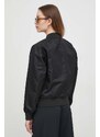 Calvin Klein Jeans bomber dzseki női, fekete, átmeneti