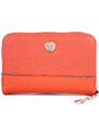 Bagnet Női pénztárca négyzetes mintával, műbőr, piros