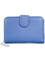 Bagnet Női pénztárca négyzetes mintával, műbőr, kék
