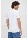 Guess t-shirt fehér, férfi, nyomott mintás, M4GI27 J1314