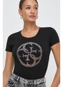 Guess t-shirt női, fekete, W4GI29 J1314